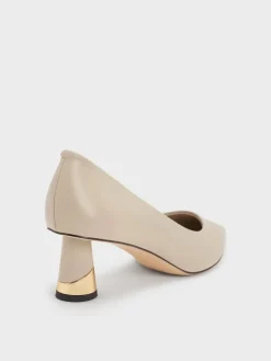 Cammie Metallic-Heel Pumps