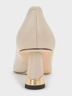 Cammie Metallic-Heel Pumps