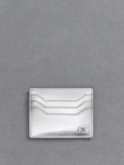 Carli Metallic Leather Multi-Slot Card Holder