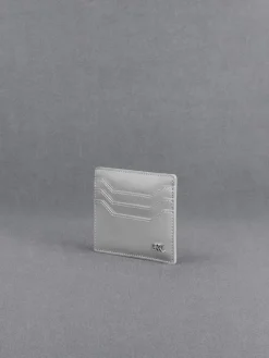 Carli Metallic Leather Multi-Slot Card Holder