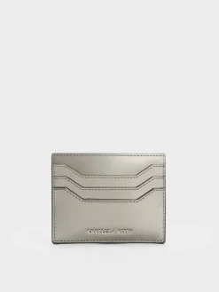 Carli Metallic Multi-Slot Card Holder
