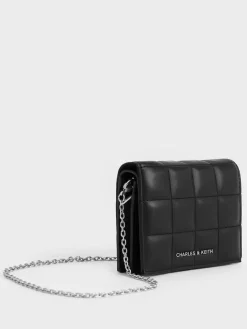 Cassia Quilted Wallet On Chain