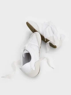 Cece Heart-Motif Sheer-Lace Sneakers