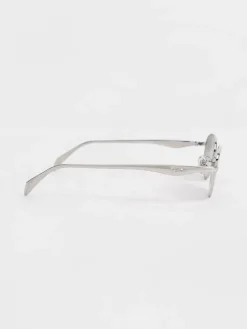 Celestia Crystal-Accent Oval Sunglasses