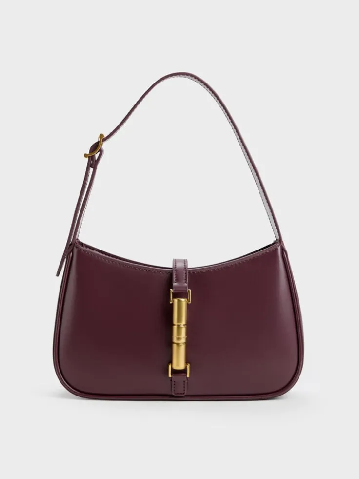 Cesia Metallic-Accent Shoulder Bag
