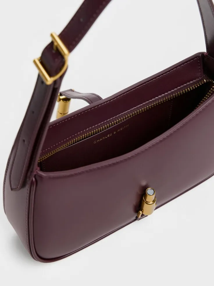 Cesia Metallic-Accent Shoulder Bag