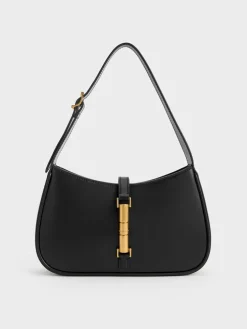 Cesia Metallic-Accent Shoulder Bag