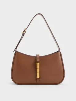 Cesia Metallic-Accent Shoulder Bag