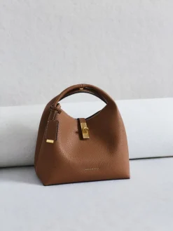 Chance Turn-Lock Bucket Bag