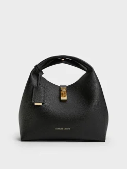 Chance Turn-Lock Bucket Bag