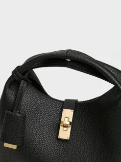 Chance Turn-Lock Bucket Bag