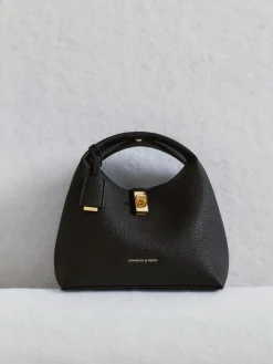 Chance Turn-Lock Bucket Bag