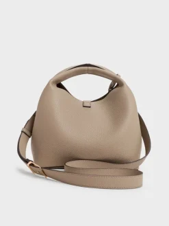 Chance Turn-Lock Bucket Bag
