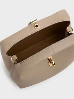 Chance Turn-Lock Bucket Bag