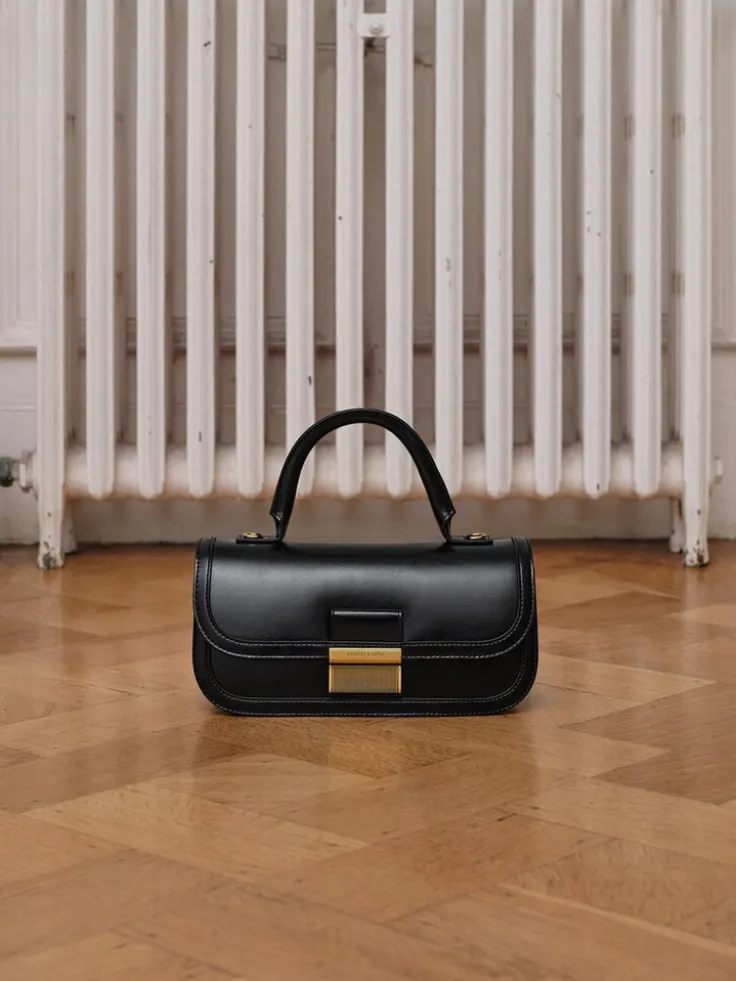 Charlot Elongated Top Handle Bag