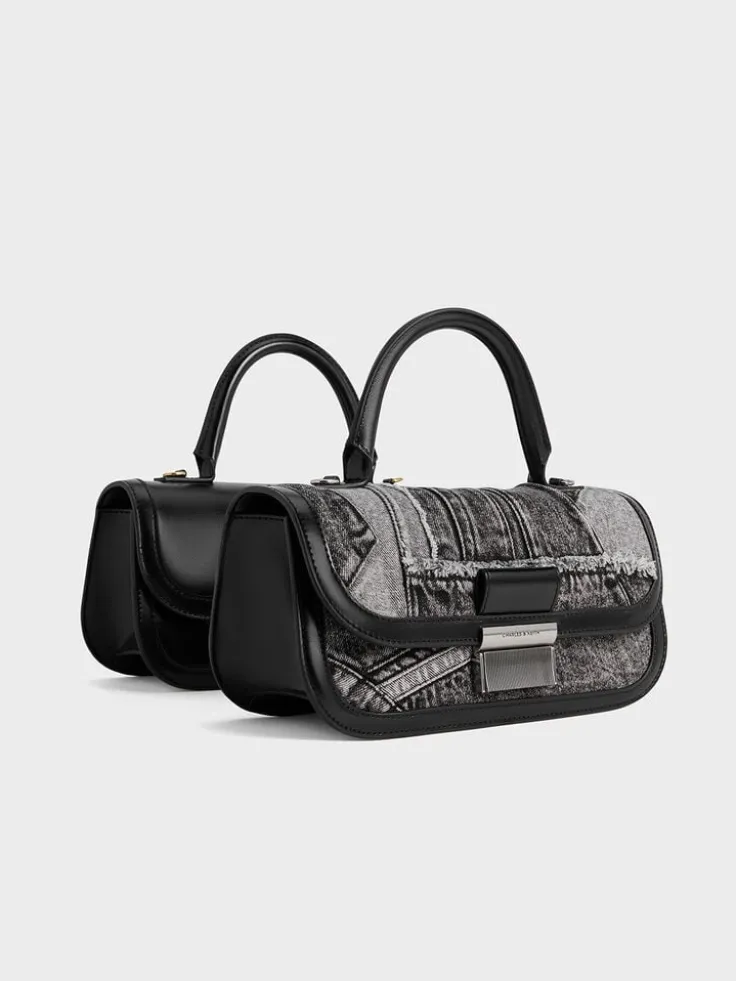 Charlot Elongated Top Handle Bag
