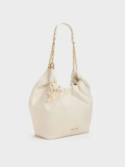 Ciara Ruched Hobo Bag