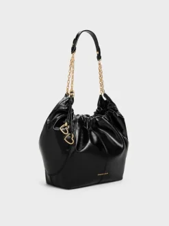 Ciara Ruched Hobo Bag