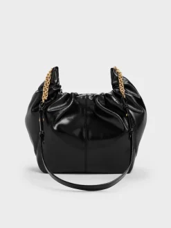 Ciara Ruched Hobo Bag