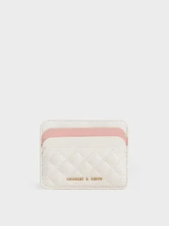 Cleo Two-Tone Quilted Card Holder