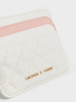Cleo Two-Tone Quilted Card Holder