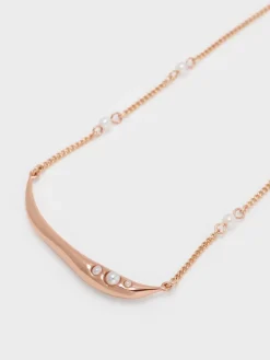 Corrine Pearl Sculptural Necklace