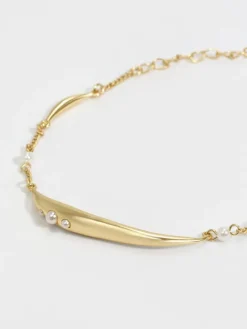 Corrine Pearl Sculptural Bracelet