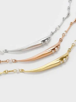 Corrine Pearl Sculptural Bracelet