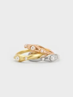 Corrine Pearl Sculptural Ring