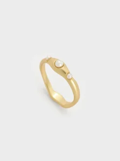 Corrine Pearl Sculptural Ring