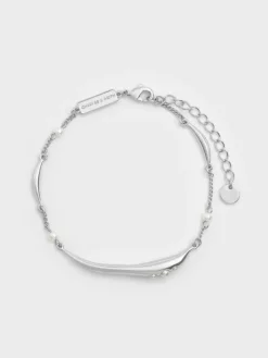 Corrine Pearl Sculptural Bracelet