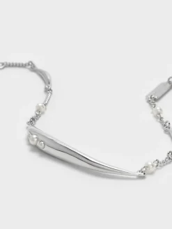 Corrine Pearl Sculptural Bracelet