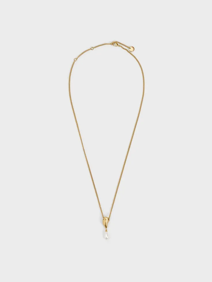 Corrine Teardrop Pearl Necklace