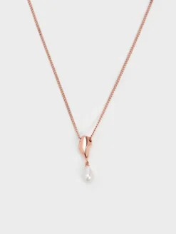 Corrine Teardrop Pearl Necklace