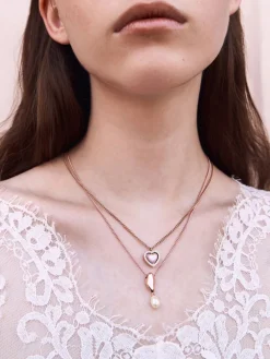 Corrine Teardrop Pearl Necklace