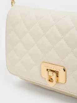 Cressida Quilted Push-Lock Clutch