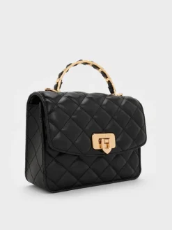 Cressida Quilted Top Handle Bag