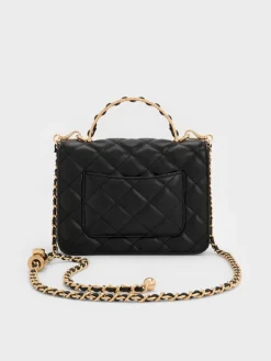 Cressida Quilted Top Handle Bag