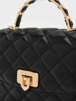 Cressida Quilted Top Handle Bag