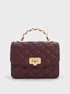 Cressida Quilted Top Handle Bag