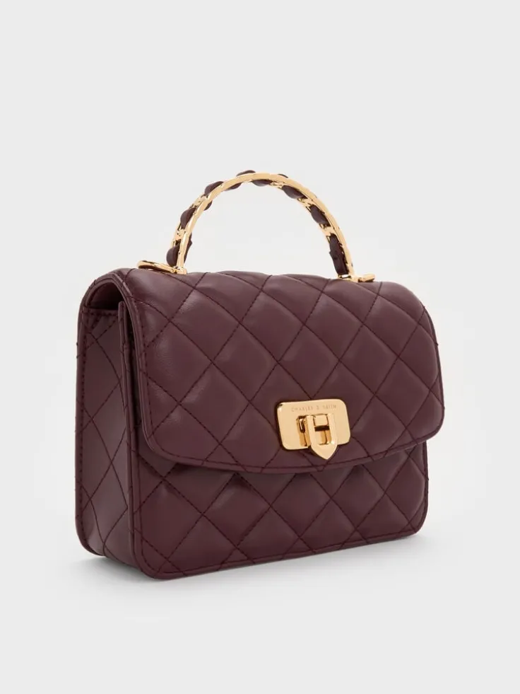 Cressida Quilted Top Handle Bag