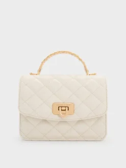 Cressida Quilted Top Handle Bag