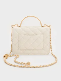 Cressida Quilted Top Handle Bag