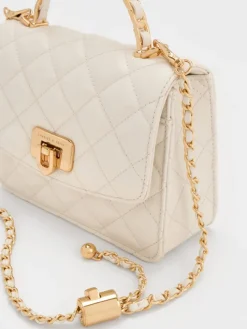 Cressida Quilted Top Handle Bag