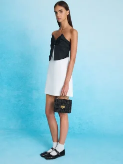 Cressida Tweed Quilted Top Handle Bag