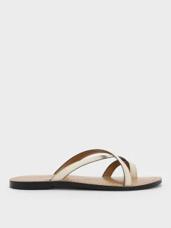 Crossover Toe-Ring Sandals