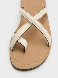 Crossover Toe-Ring Sandals