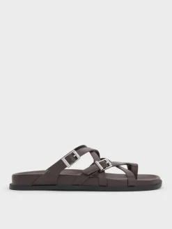 Crossover Toe-Ring Sandals