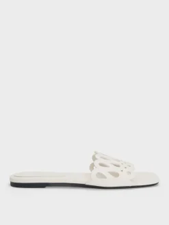 Cut-Out Slide Sandals