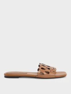 Cut-Out Slide Sandals